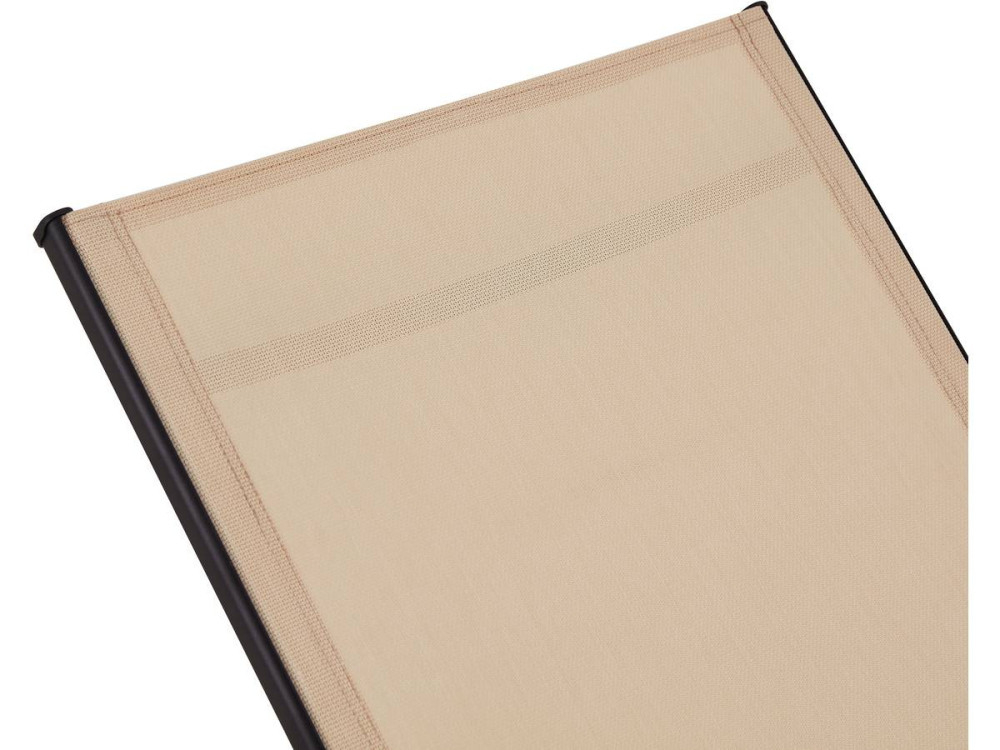 Lot de 2 Bains de soleil en métal "Farniente" - Beige
