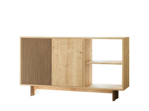 Buffet en bois "Ravello" - 140 x 35 x 80 cm - Beige