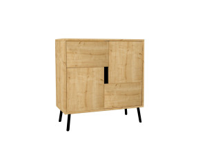 Buffet en bois "Darien" - 76 x 35 x 79 cm - Beige