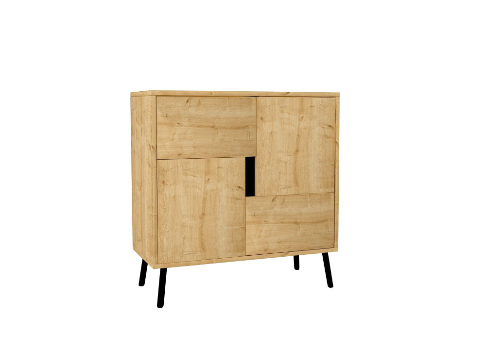 Buffet en bois "Darien" - 76 x 35 x 79 cm - Beige