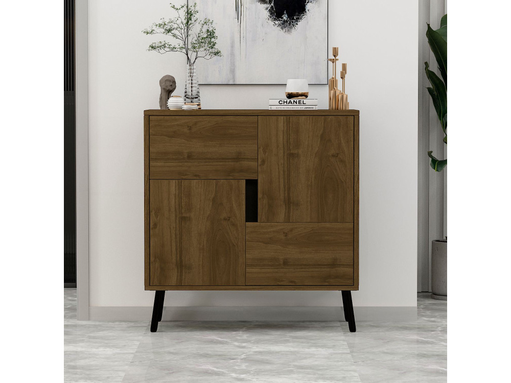 Buffet en bois "Darien" - 76 x 35 x 79 cm - Marron