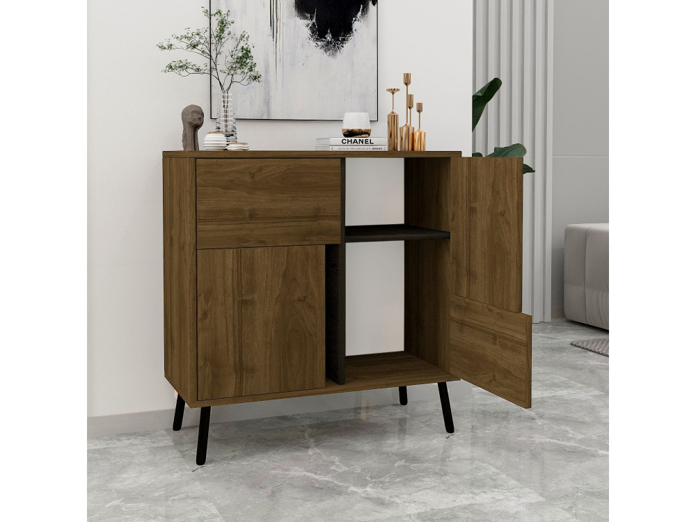 Buffet en bois "Darien" - 76 x 35 x 79 cm - Marron