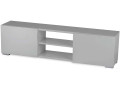 Meuble TV "Frida" - 155 x 31 x 42,5 cm - Gris - Gris