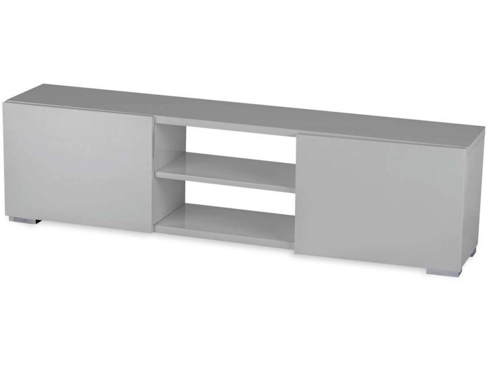 Meuble TV "Frida" - 155 x 31 x 42,5 cm - Gris