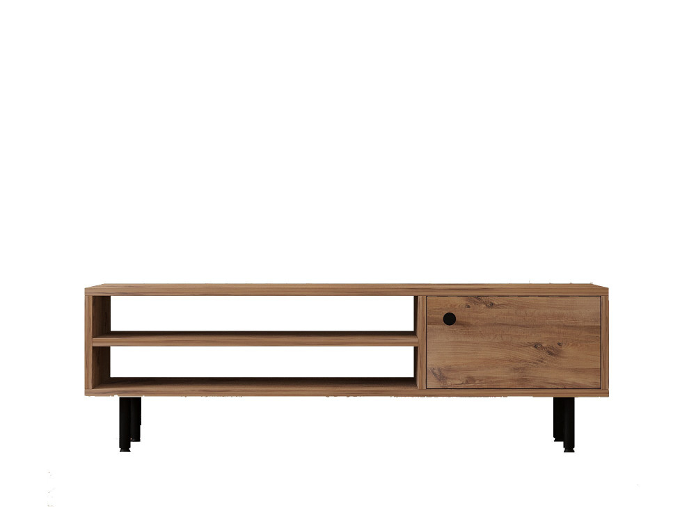 Meuble TV en bois "Avila" - 120 x 30 x 38 cm - Pin atlantique