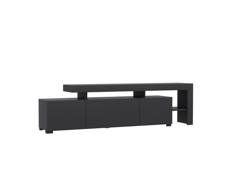 Meuble TV en bois "Beliz" - 192 x 37 x 53 cm - Anthracite