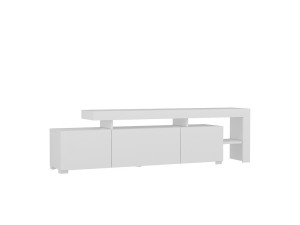 Meuble TV en bois "Beliz" 192 x 37 x 53 cm - Blanc