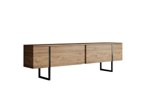 Meuble TV en bois "Luxe" 180 x 30 x 50 cm - Pin atlantique