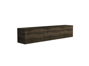 Meuble TV en bois "Neon" 160 x 32 x 35 cm - Noyer