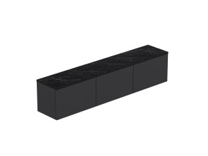 Meuble TV en bois "Neon" 160 x 32 x 35 cm - Anthracite