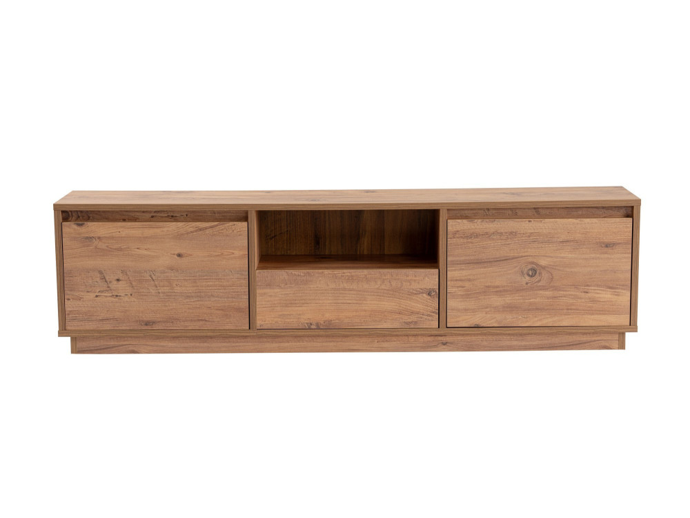 Meuble TV en bois "Vanguard" - 160 x 29 x 42 cm - Pin atlantique