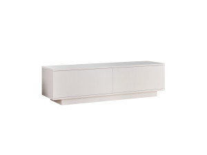 Meuble TV en bois "FN1" - 140 x 35 x 38 cm - Blanc