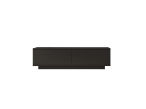 Meuble TV en bois "FN1" - 140 x 35 x 38 cm - Noir
