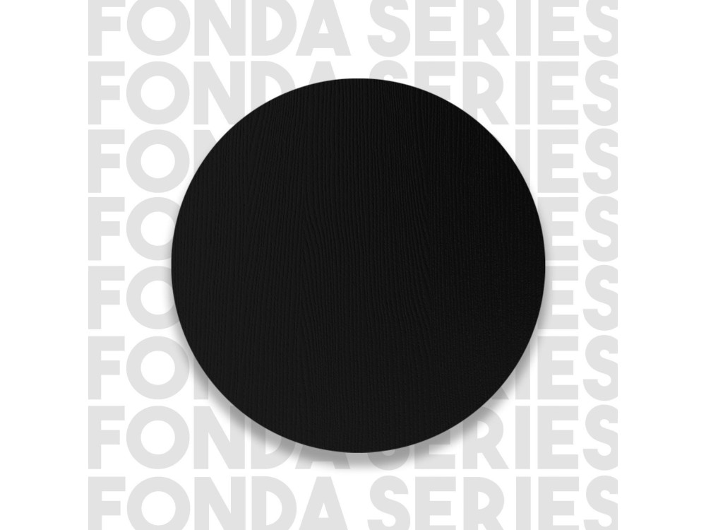 Meuble TV en bois "FN1" - 140 x 35 x 38 cm - Noir