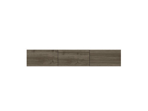 Meuble TV en bois "West" - 150 x 32 x 30 cm - Noyer