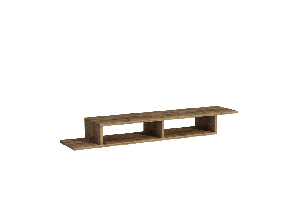 Meuble TV en bois "Muson" - 120 x 29 x 18 cm - Pin Atlantique