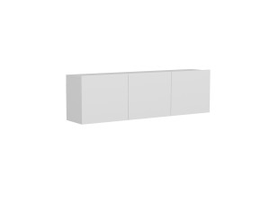 Meuble TV en bois "White" - 150 x 31 x 44 cm - Blanc