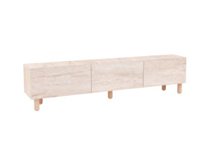 Meuble TV en bois "Alvin" - 180 x 31 x 42 cm - Beige