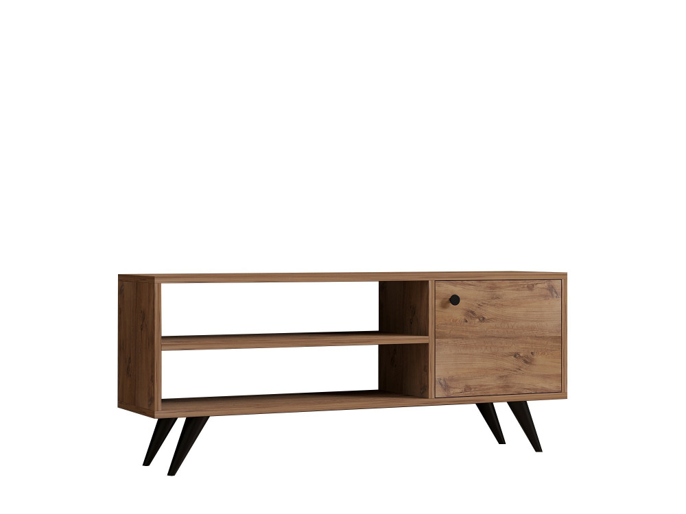 Meuble TV en bois "Jena" - 120 x 29 x 50 cm - Pin Atlantique