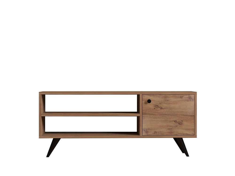 Meuble TV en bois "Jena" - 120 x 29 x 50 cm - Pin Atlantique