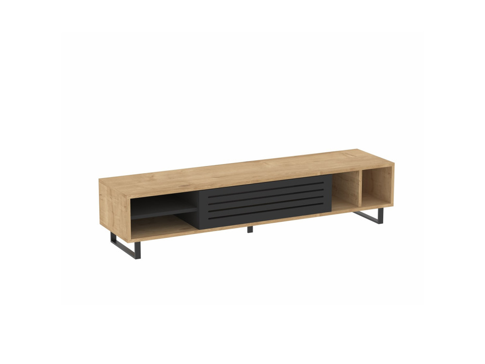 Meuble TV en bois "Safir" 160 x 40 x 35 cm - Saphir