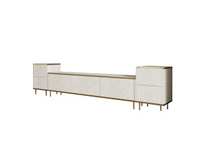 Meuble TV en bois "Imaj" - 260 x 35 x 60 cm - TravertinOr