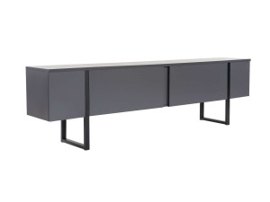 Meuble TV en bois "Serenity" 180 x 30 x 50 cm - Anthracite