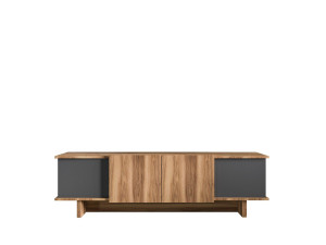 Meuble TV en bois "Diana" 180 x 33 x 50 cm - Anthracite