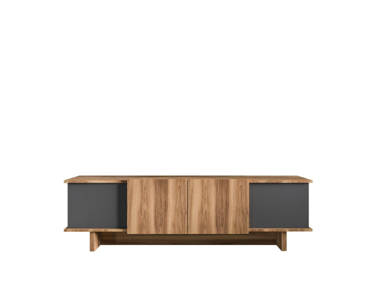 Meuble TV en bois "Diana" 180 x 33 x 50 cm - Anthracite