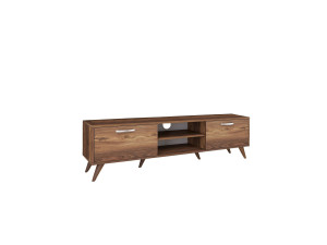 Meuble TV en bois "Atik" - 180 x 35 x 48 cm - Marron