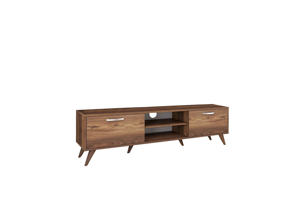 Meuble TV en bois "Atik" - 180 x 35 x 48 cm - Marron