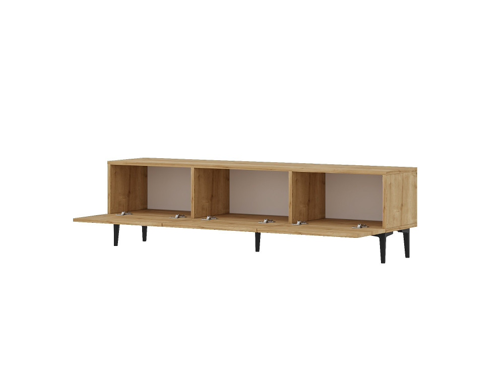 Meuble TV en bois "Felix" 160 x 31,4 x 44,1 cm - Chêne saphir