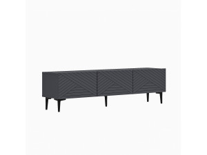 Meuble TV en bois "Felix" 160 x 31,4 x 44,1 cm - Anthracite