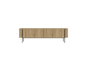 Meuble TV en bois "Herman" - 160 x 31 x 45 cm - Beige