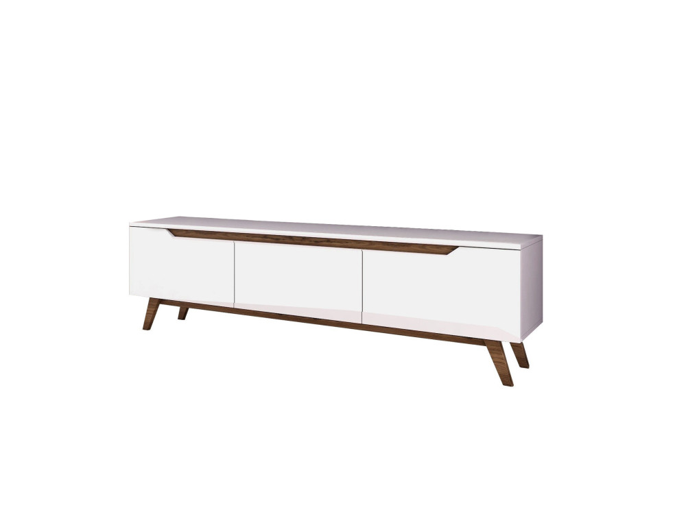 Meuble TV en bois "Digi" - 180 x 35 x 48 cm - Marron