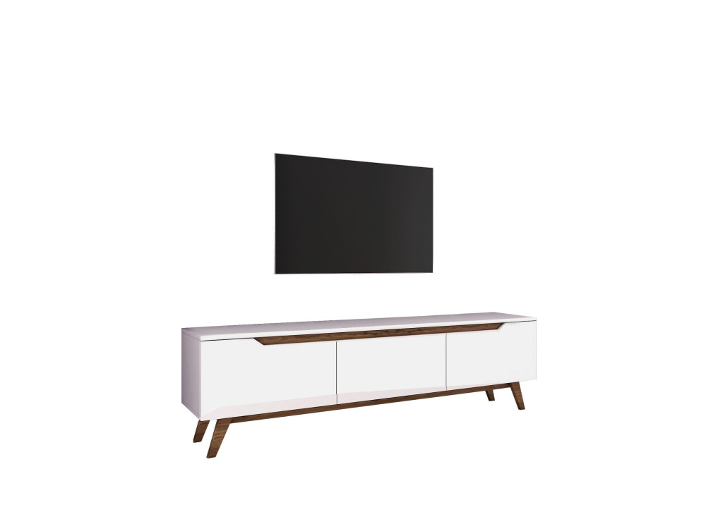 Meuble TV en bois "Digi" - 180 x 35 x 48 cm - Marron