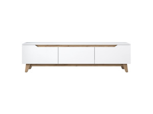 Meuble TV en bois "Digi" - 180 x 35 x 48 cm - Beige