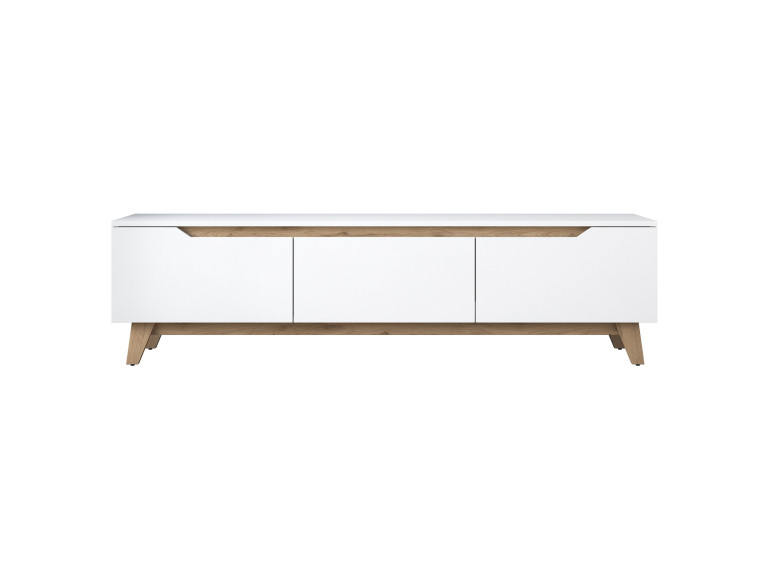 Meuble TV en bois "Digi" - 180 x 35 x 48 cm - Beige