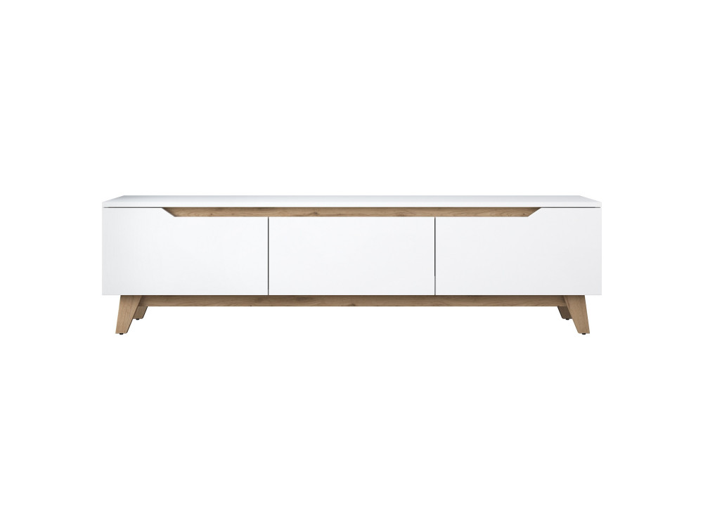 Meuble TV en bois "Digi" - 180 x 35 x 48 cm - Beige