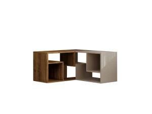 Meuble TV modulable en bois "Glis" - 145 x 35 x 44 cm - Beige