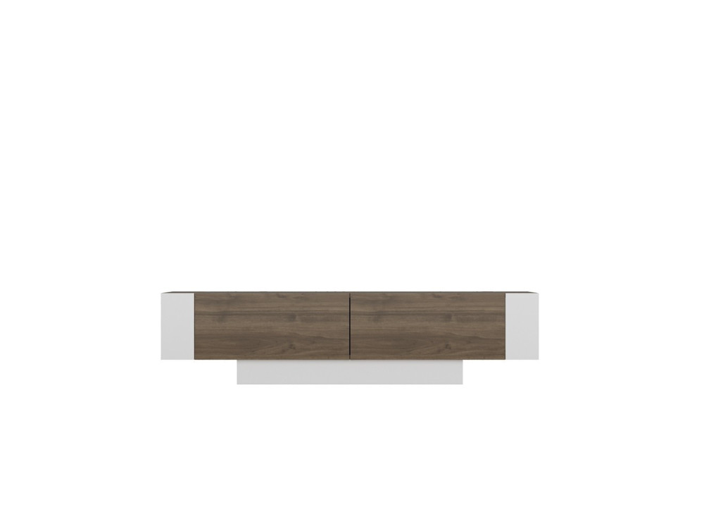 Meuble TV en bois "Matera" - 150 x 31 x 41 cm - Marron