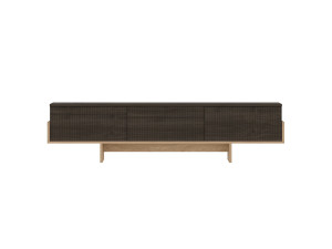 Meuble TV en bois "Hege" - 180 x 30 x 44 cm - Marron