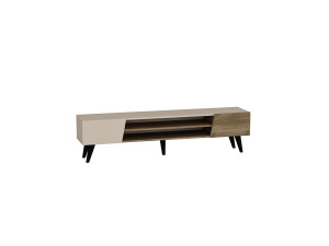 Meuble TV en bois "Clark" - 180 x 37 x 45 cm - Marron