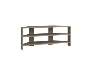 Meuble TV en bois "Thales" 114 x 36 x 45 cm - Moka clair