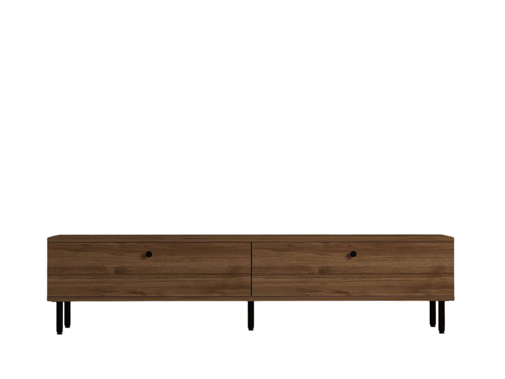 Meuble TV en bois "Nantes" - 160 x 25 x 37 cm - Marron