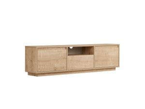 Meuble TV en bois "Sentinel" - 160 x 30 x 42 cm - Beige