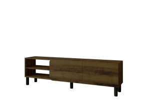 Meuble TV en bois "River" - 150 x 31.4 x 48.2 cm - Noyer Antique