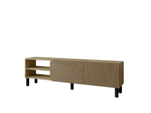 Meuble TV en bois "River" - 150 x 31 x 48 cm - Beige