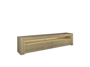 Meuble TV en bois "Bati" - 150 x 36 x 46 cm - Beige