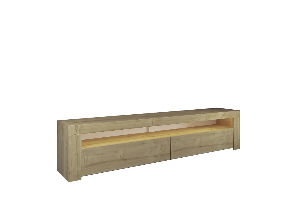 Meuble TV en bois "Bati" - 150 x 36 x 46 cm - Beige